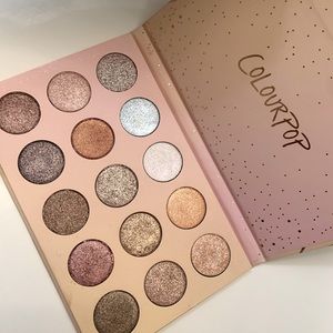 Colourpop eyeshadow platte golden state of mind